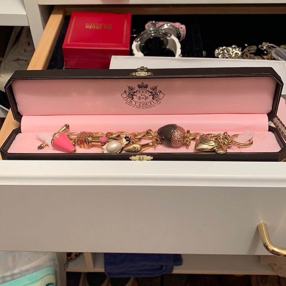 Juicy Couture Vintage One of A Kind Charm Bracelet